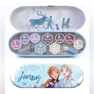 Disney Frozen II Adventure Lip and Face Tin Canister with 11-Pops of Colour
